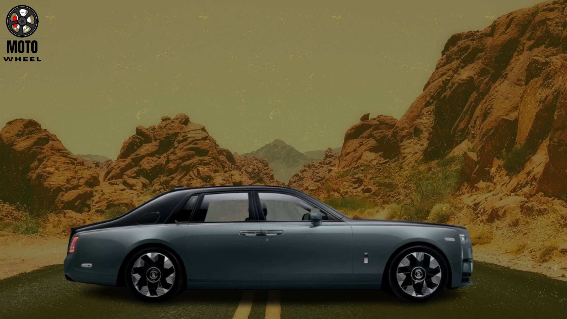 Rolls Royce in the desert
